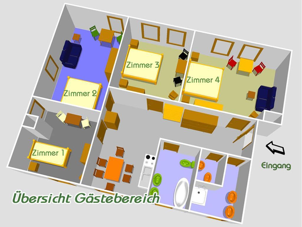 Haus Elbtalaue Appartement Bleckede Kamer foto